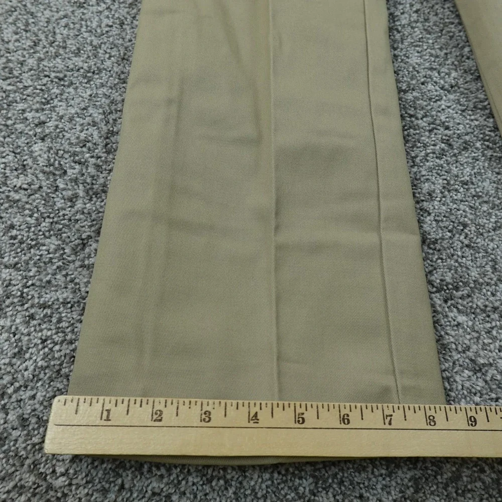 NEW Dickies Pants Mens 30X30 Brown Beige Khaki Tan 874 Chino Trouser Flat Front